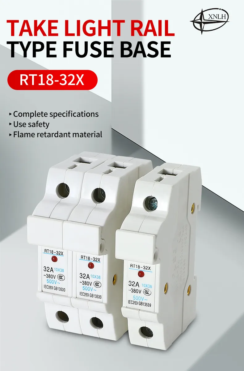 TRT18-32A Take Light Rail Type Fuse Base ( Standard Model)