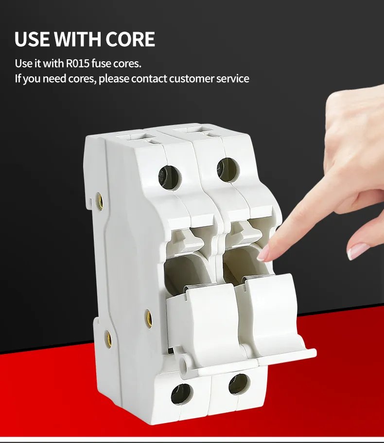 TRT18-32A Take Light Rail Type Fuse Base ( Standard Model)