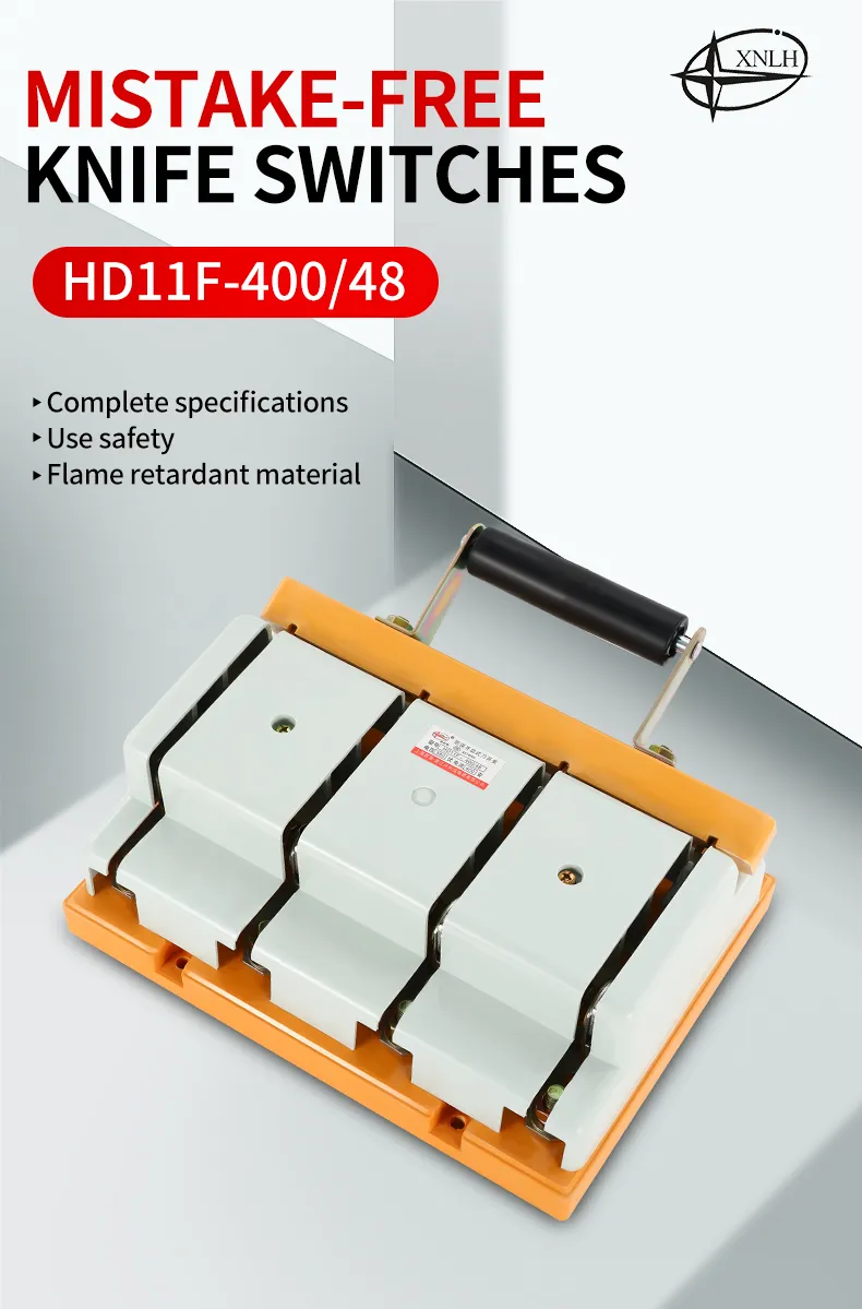 HD11F-400/48 Mistake-Free knife Switches 