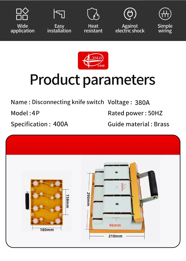HD11F-400/48 Mistake-Free knife Switches 
