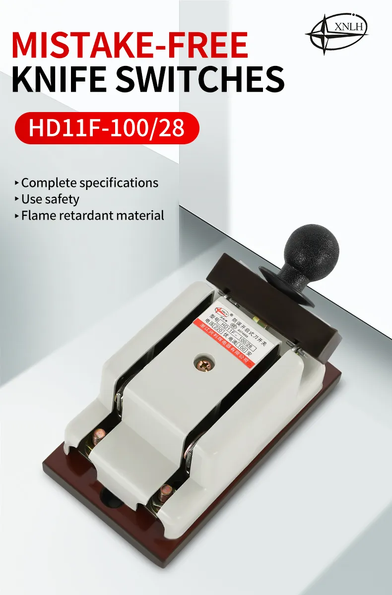 HD11F-100/28 Mistake Free Knife Switches
