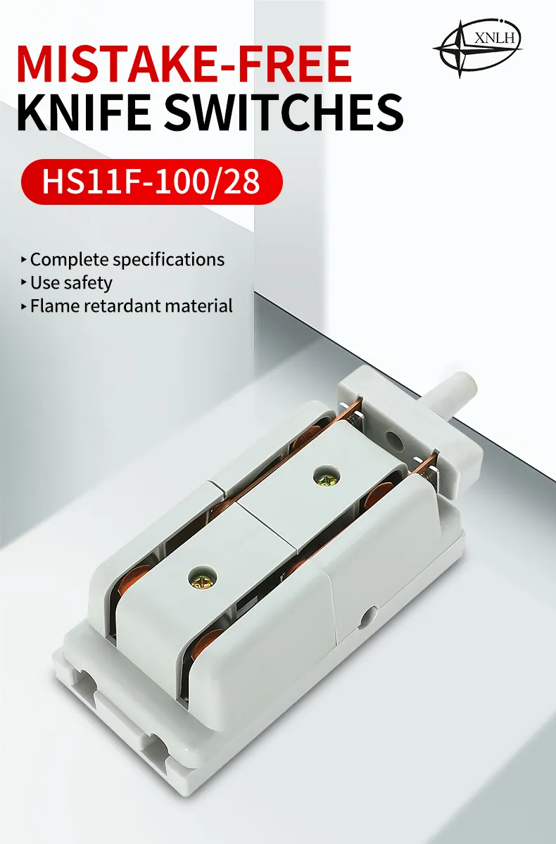 HS11F-100/28 Mistake Free Knife Switches