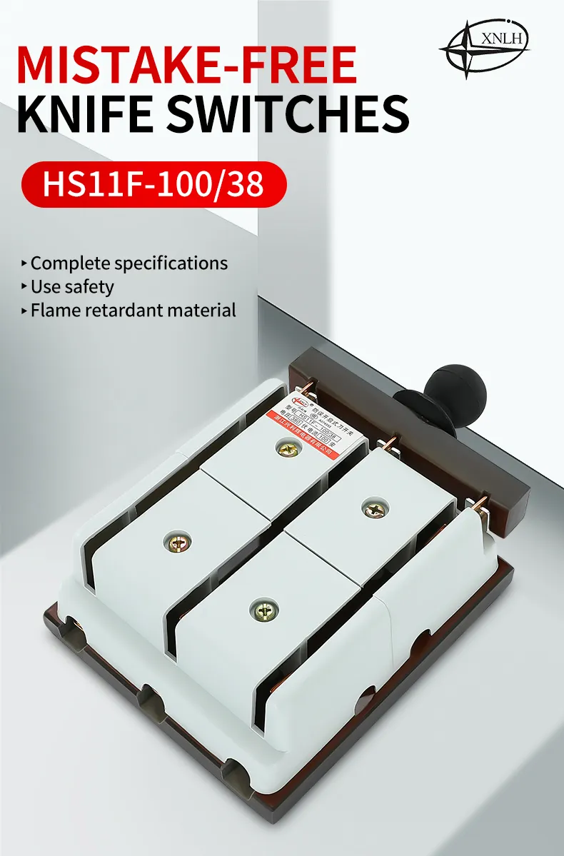 HS11F-100/38 Mistake Free Knife Switches