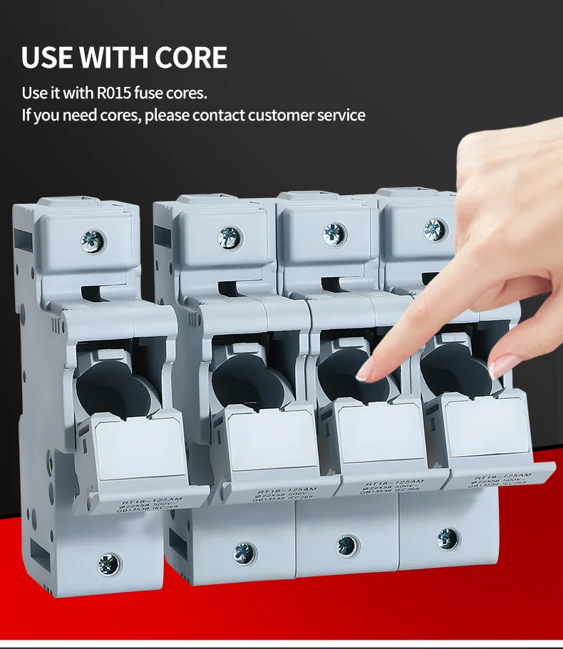 RT18-125A Take Light Rail Type Fuse Base（New）