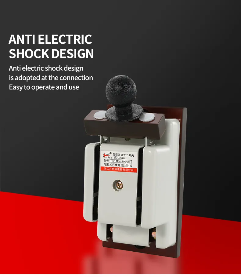 HD11F-100/28 Mistake Free Knife Switches