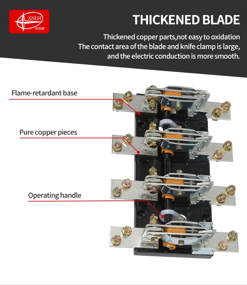 HD13BX-4P Rotary Type Knife Switch