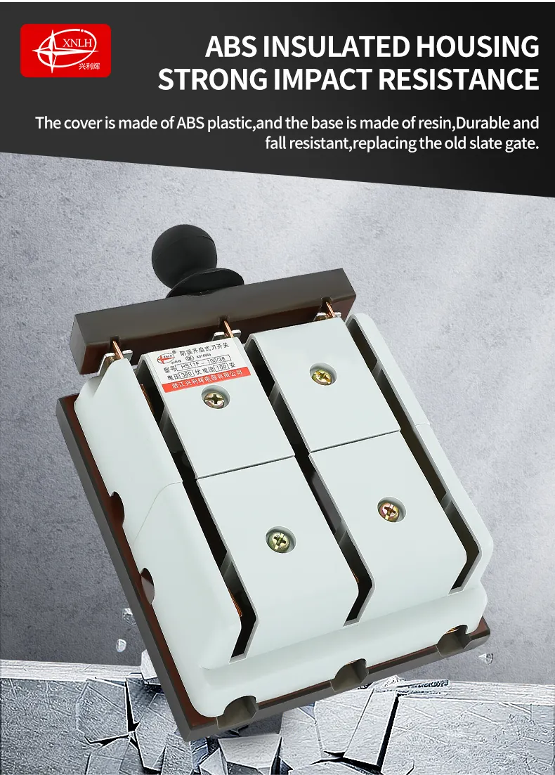 HS11F-100/38 Mistake Free Knife Switches