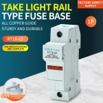 RT18-63A Take Light Rail Type Fuse Base（New）