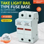 RT18-63A Take Light Rail Type Fuse Base（New）