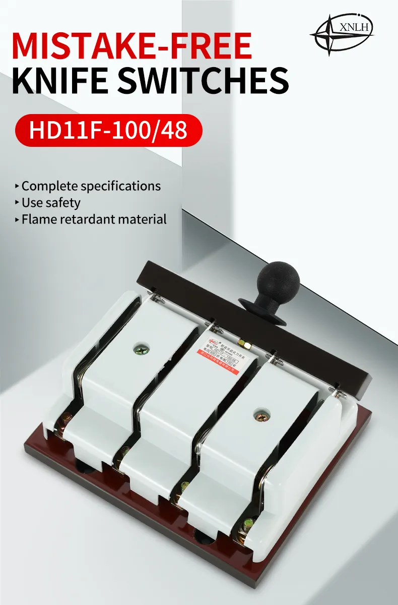 HD11F-10048 Mistake Free Knife Switches