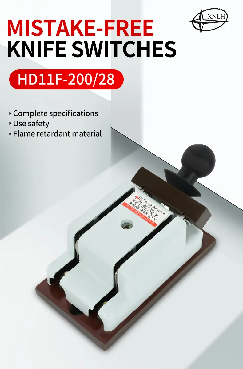 HD11F-200/28 Mistake Free Knife Switches