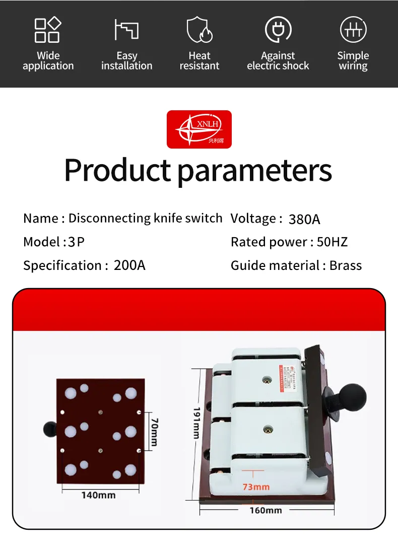 HD11F-200/38 Mistake Free Knife Switches