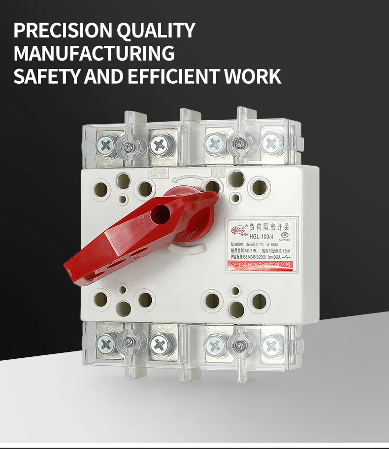 HGL-100/4 Series Load Isolation Switch