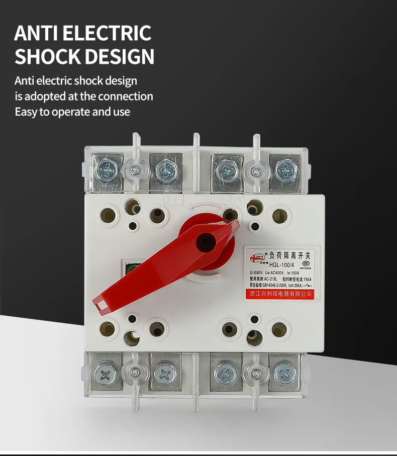HGL-100/4 Series Load Isolation Switch