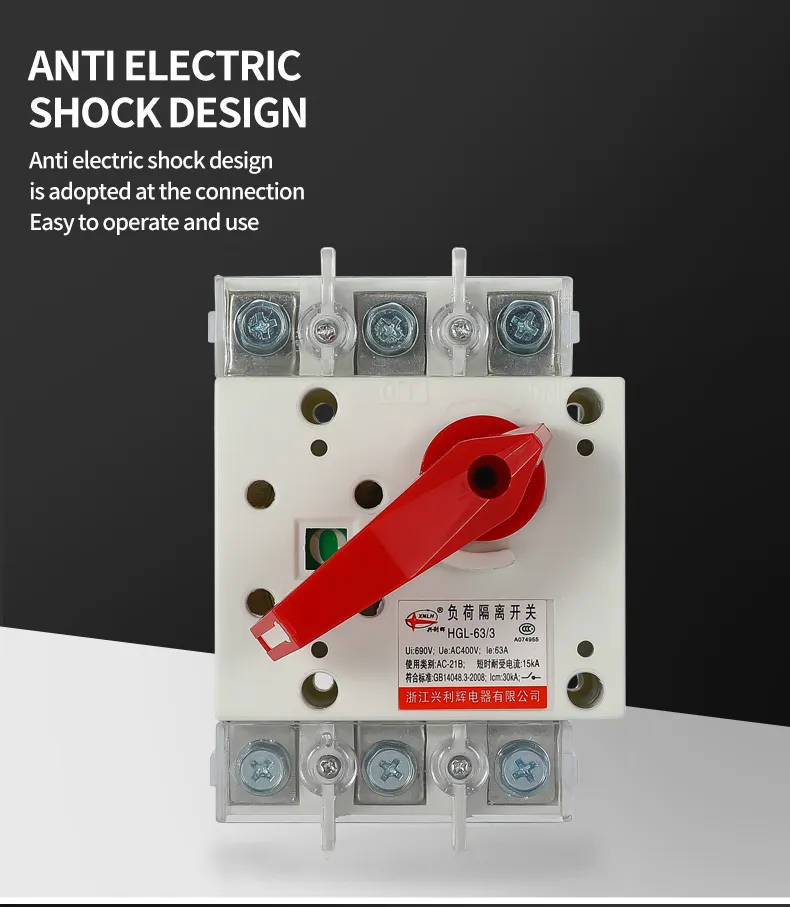 HGL-63/3 Series Load Isolation Switch