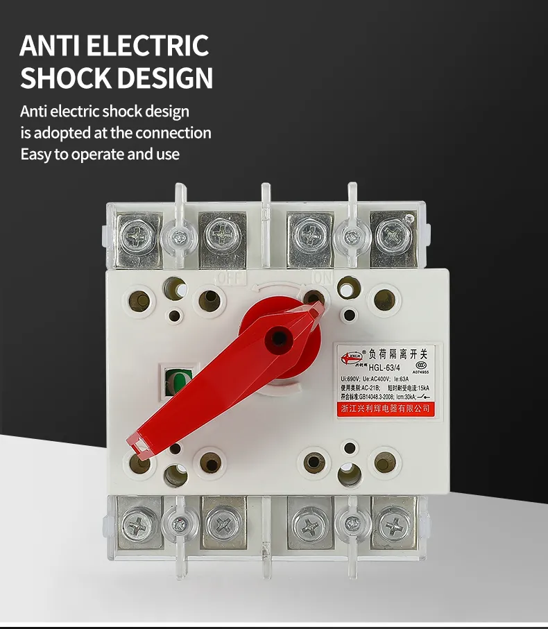 HGL-63/4 Series Load Isolation Switch