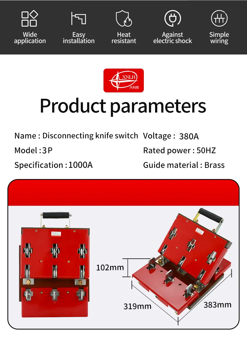HS11F-1000/38 Mistake Free Knife Switches