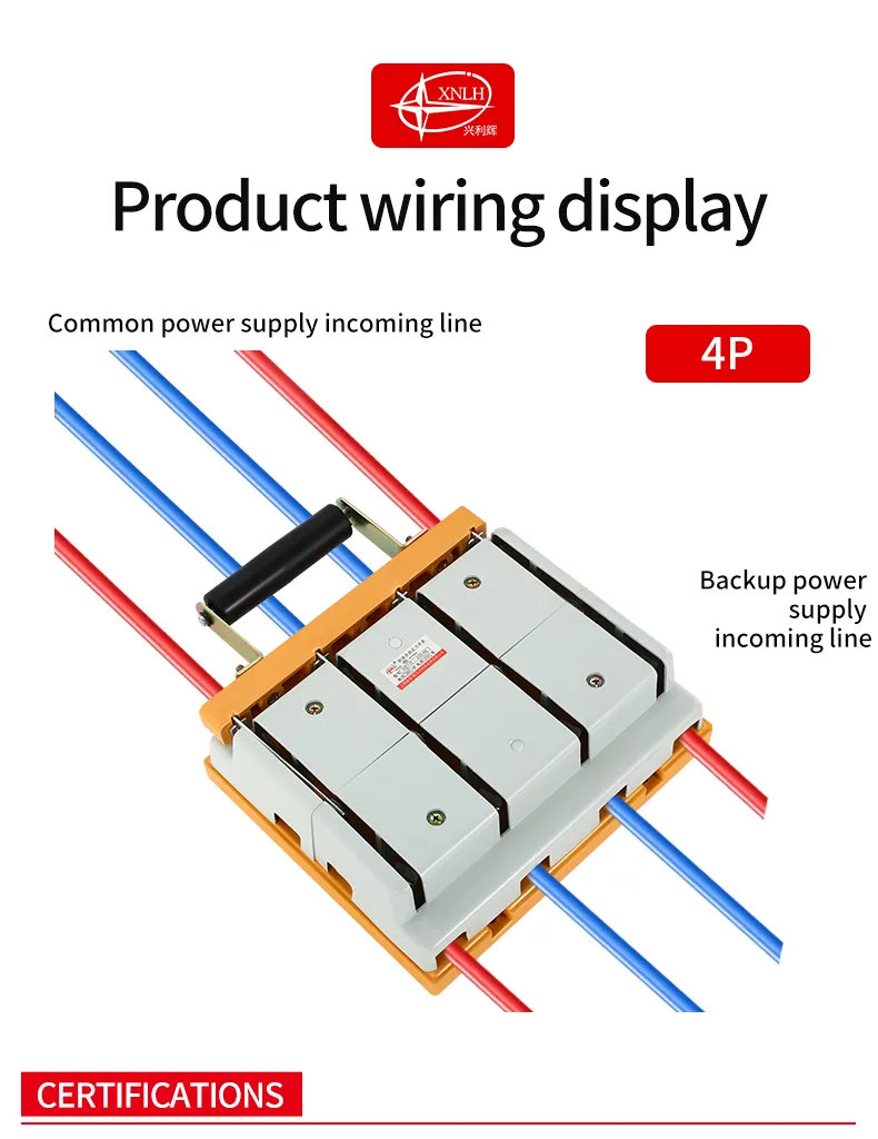HS11F-200/48 Mistake Free Knife Switches