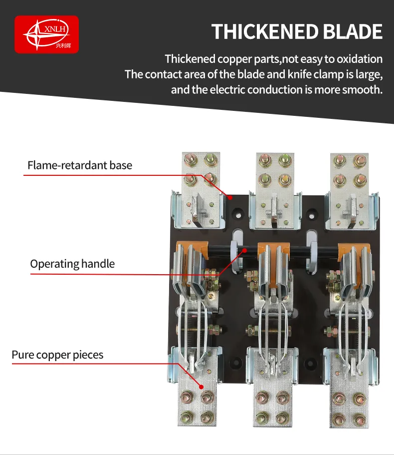HDHS13BX 3P Rotary Type KnifeSwitch