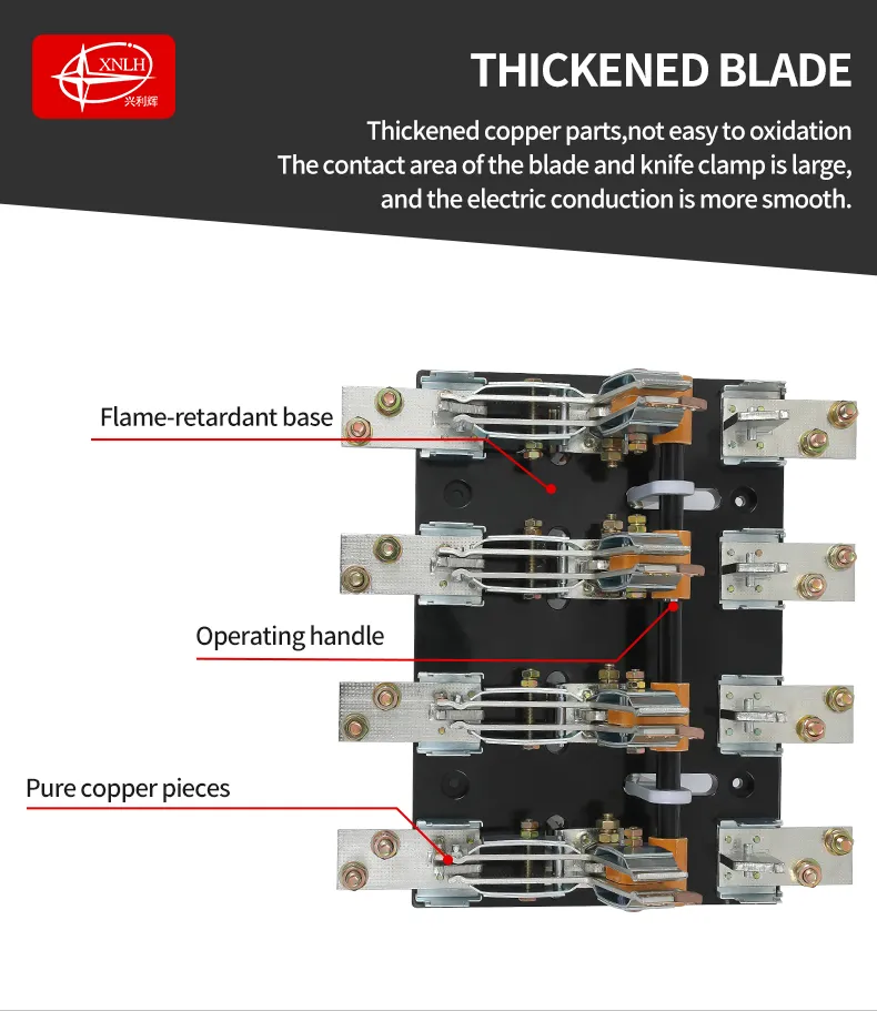 HS13BX 4P Rotary Type Knife Switch